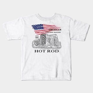 hotrod - vintage racers Kids T-Shirt